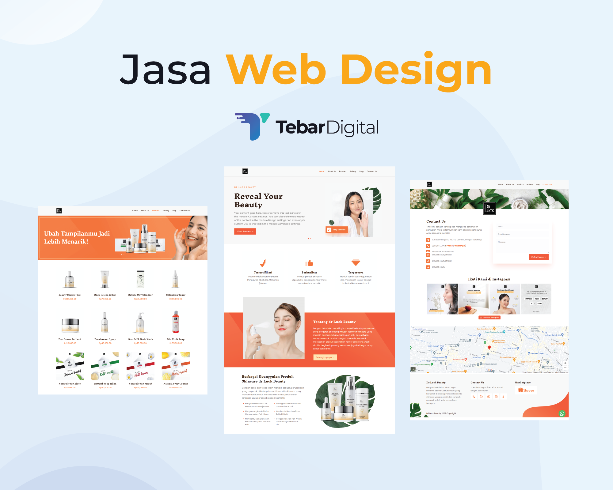 Jasa Web Design Profesional TEBAR.CO.ID